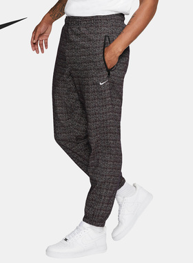 Nike/耐克官方正品Classic Sport男子意产格子纱线长裤CJ0804-010