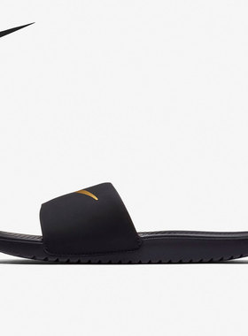 Nike/耐克正品 KAWA SLIDE (GS)女子大童运动拖鞋 819352-003