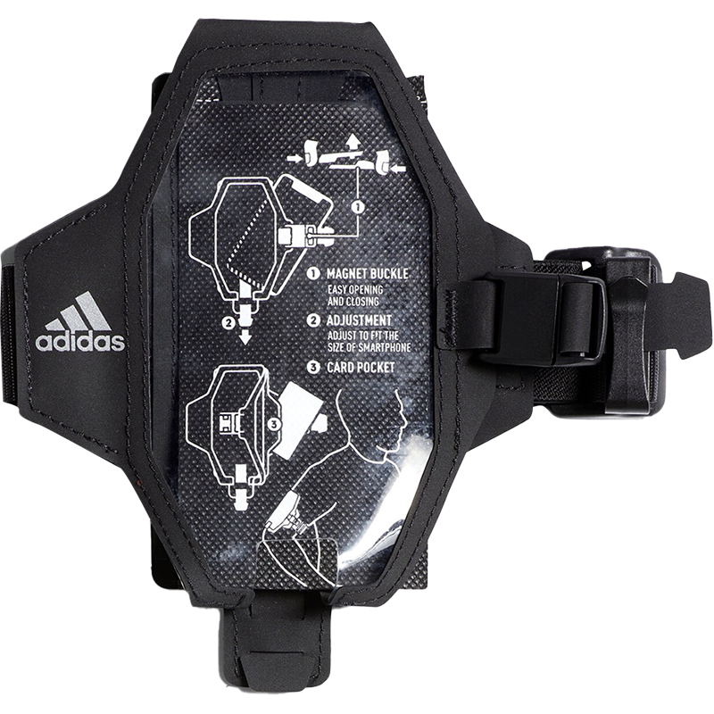 Adidas/阿迪达斯官方正品RUN MOB ARM P 男女运动臂套包HI3488