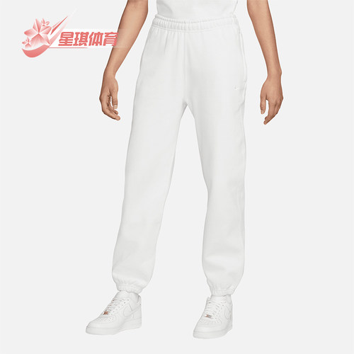 Nike/耐克正品Solo Swoosh女士休闲束脚简约针织长裤CW5565-121
