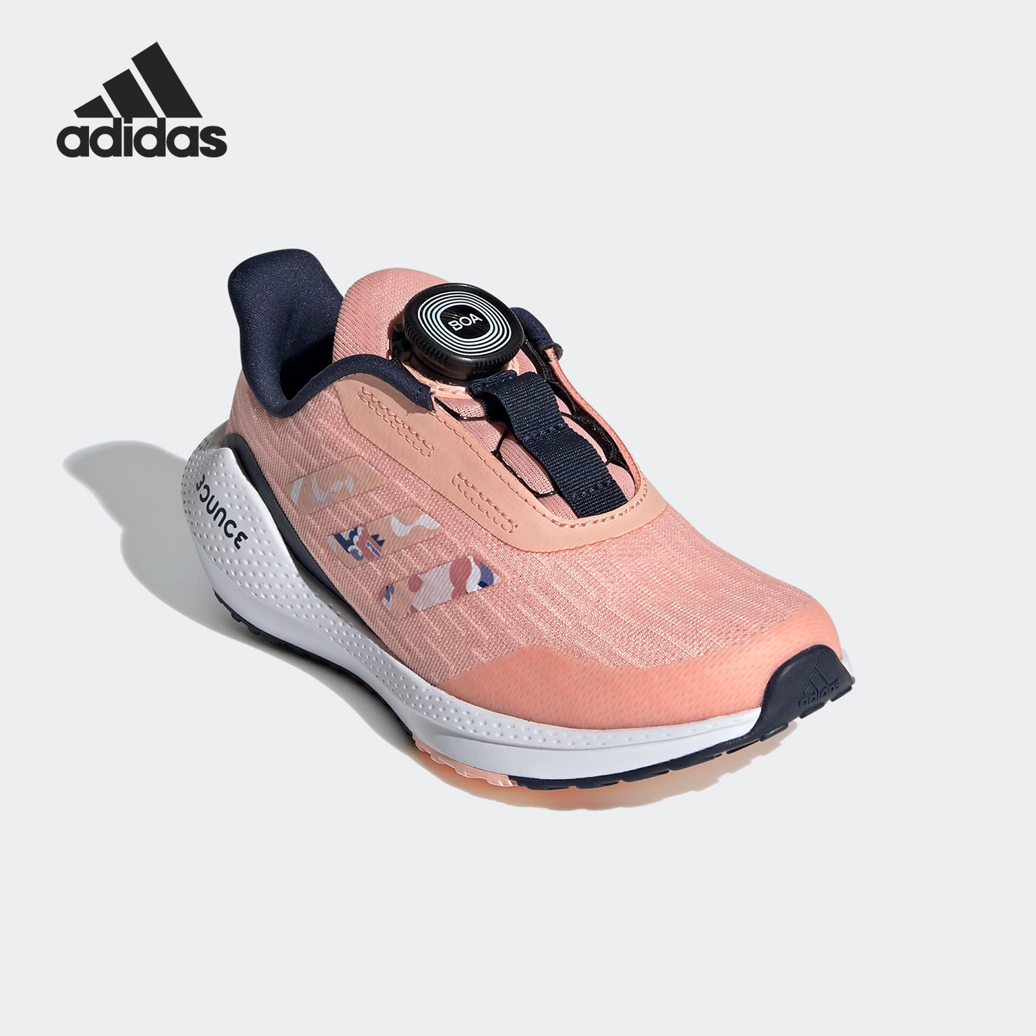 阿迪达斯大童低帮跑步运动鞋