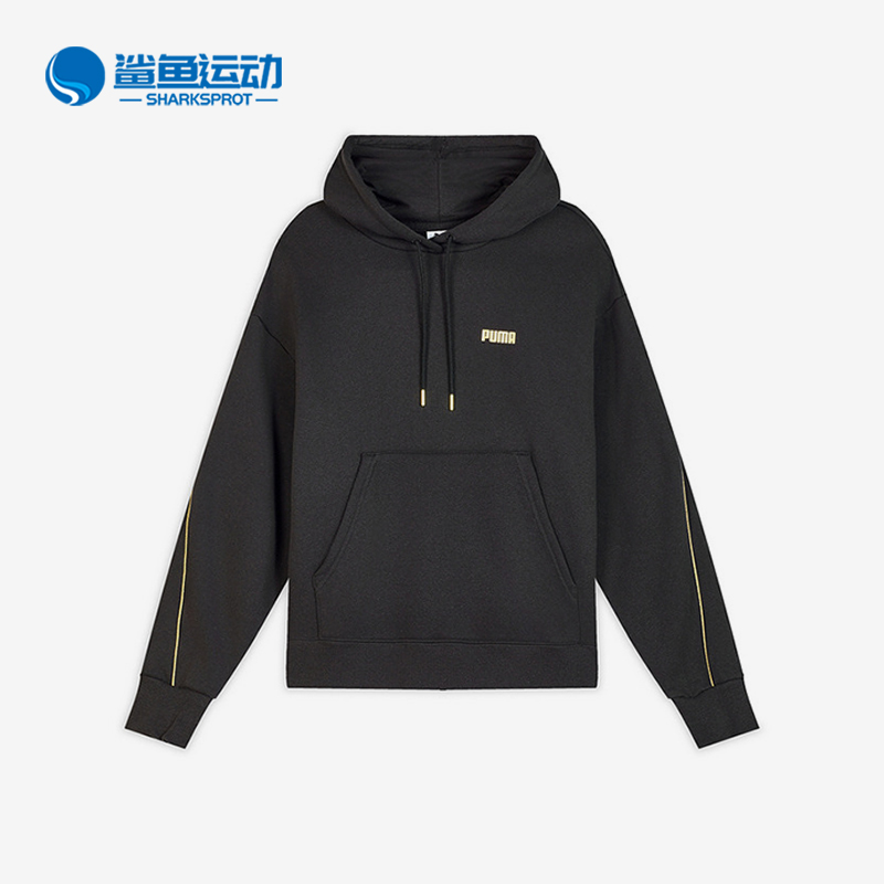 Puma/彪马正品春秋女士运动针织柔软时尚宽松卫衣套头衫692908-01