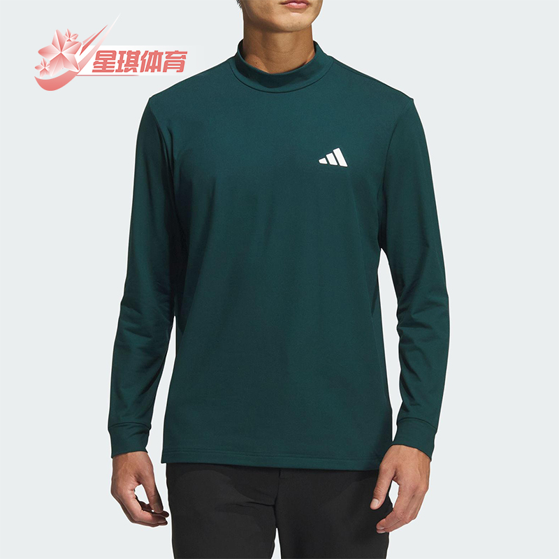 Adidas/阿迪达斯正品春秋男士运动保暖高尔夫复古长袖T恤JM0237