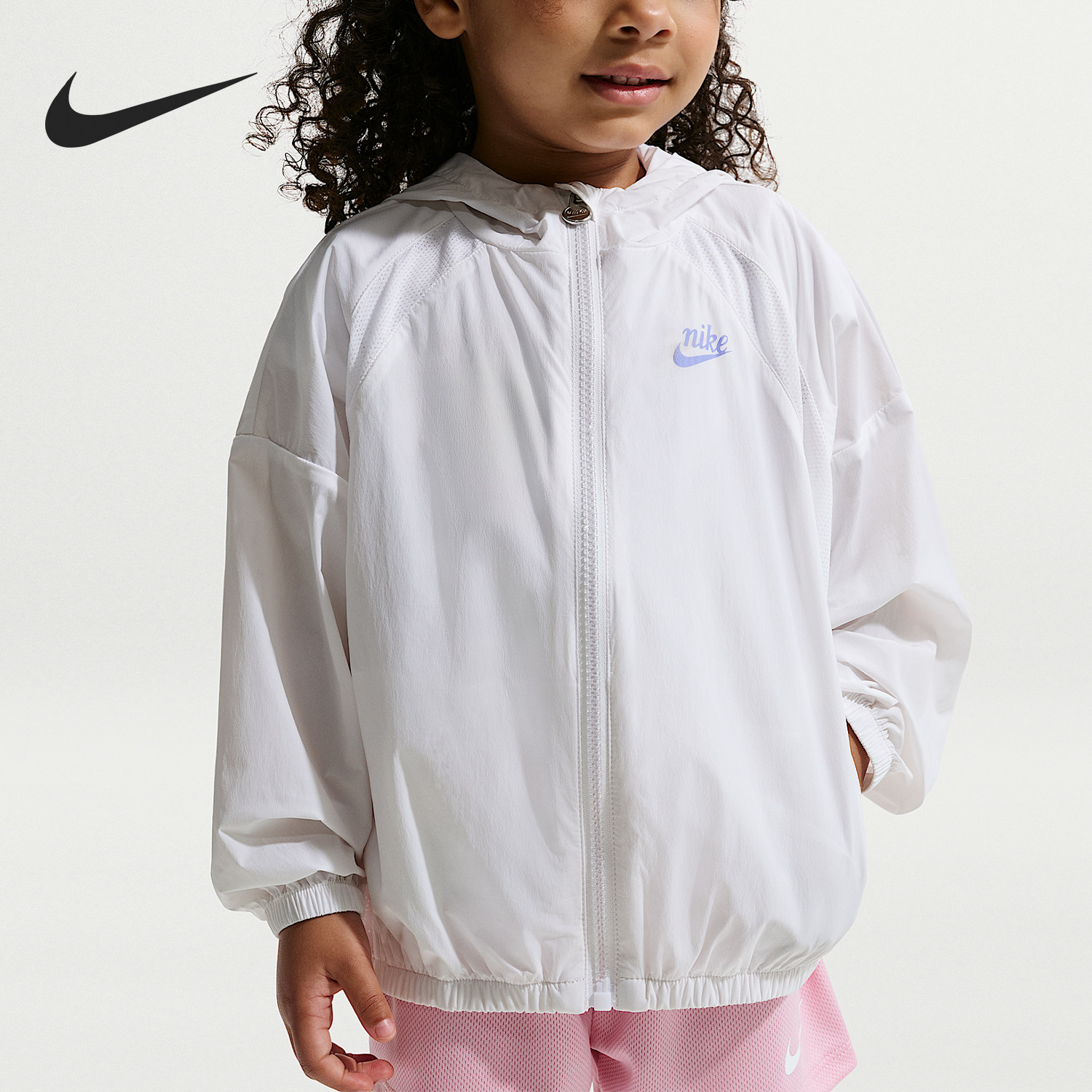 Nike/耐克正品春秋婴童轻盈梭织网球拉链经典夹克外套IW1712-100