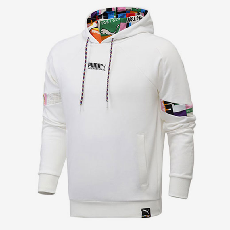 Puma/彪马官方正品 INTL Hoodie 男子舒适连帽休闲卫衣 531330-02