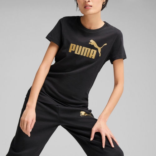 Puma彪马正品女子印花圆领透气套头运动休闲短袖T恤638817-51