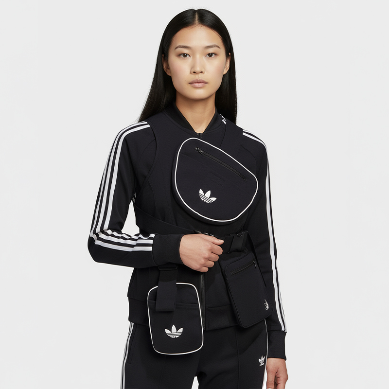 Adidas/阿迪达斯正品三叶草女子舒适休闲运动夹克外套 GL6125