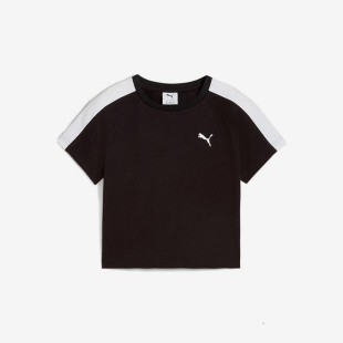 透气短袖 款 女士拼接运动短款 632925 彪马官方正品 Puma 2025夏季