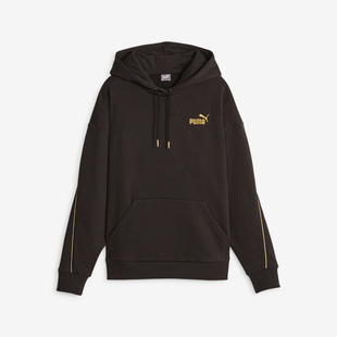 女子运动宽松针织连帽卫衣680146 Puma 彪马官方正品 2023秋季 新款