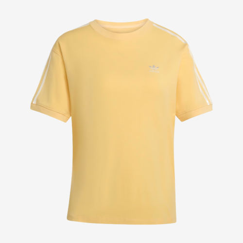 Adidas阿迪达斯正品Originals女圆领短袖三条纹合身T恤KG3697