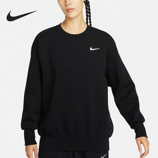 Nike/耐克官方正品龙年款女士圆领运动休闲套头卫衣FZ6537-010