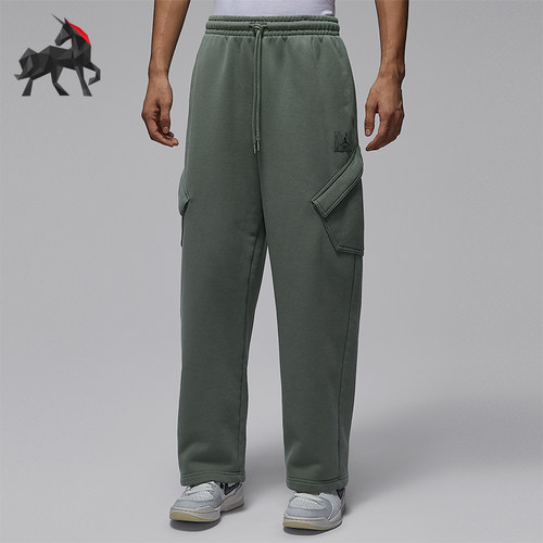Nike/耐克正品JORDAN男士加绒经典简约运动系带长裤HV9682-305