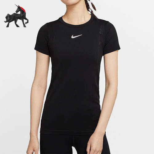Nike/耐克正品Infinite Dri-FIT女士经典反光运动T恤CU3121-010