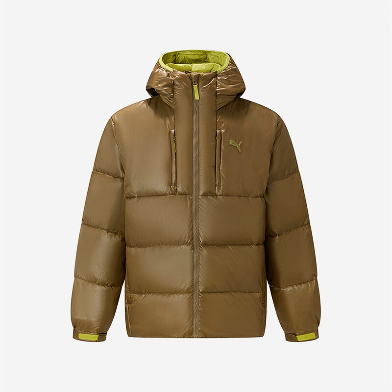 Puma/彪马官方正品冬季男士加厚保暖连帽运动户外棉服635730-69