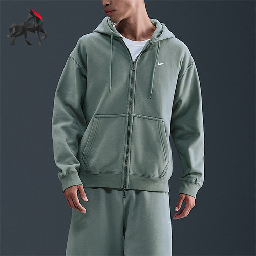 Nike/耐克正品Solo Swoosh男士运动针织宽松加绒外套HV1085-364