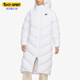 耐克正品 冬季 女士经典 Nike 防风保暖连帽运动羽绒服FD8213 100