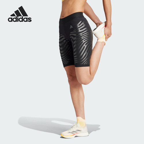 Adidas/阿迪达斯正品DIZERO S TGT R女士跑步紧身短裤IK9712