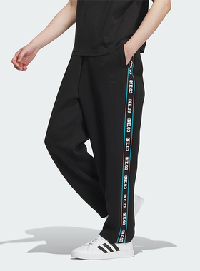 Adidas/阿迪达斯正品新款NEO男女印花户外宽松运动裤IK7621