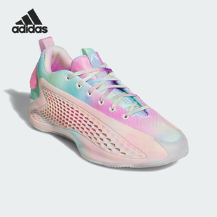 Adidas/阿迪达斯正品2025男士时尚透气缓震经典扎染篮球鞋JR3915