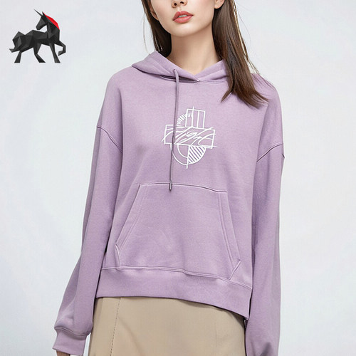 耐克女士宽松休闲连帽卫衣