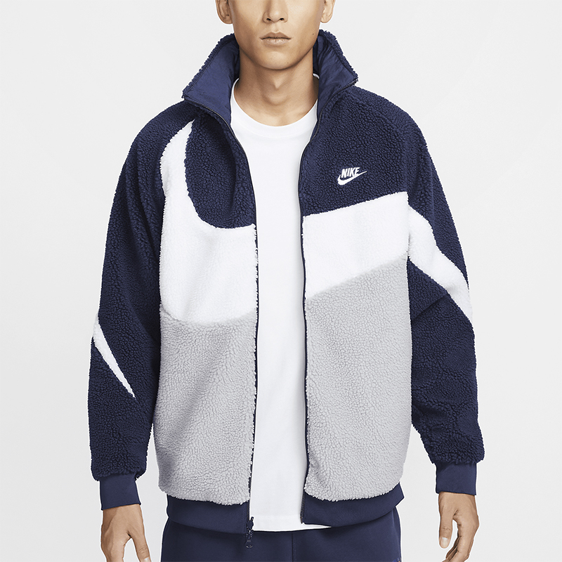 耐克男士拼接宽松保暖运动外套