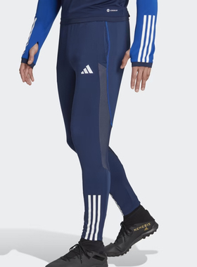 Adidas/阿迪达斯正品Tiro23男士海蓝训练经典运动长裤HK7652