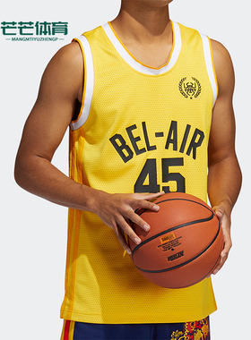 Adidas/阿迪达斯正品夏季男士圆领篮球运动T恤透气无袖背心HB4256