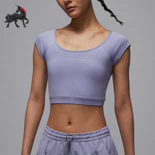 透气T恤HJ0071 Nike 后背镂空针织经典 耐克正品 519 JORDAN女士短款