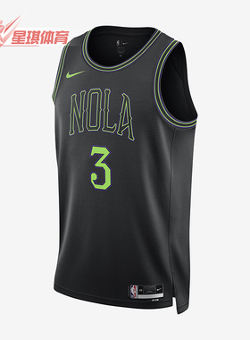 Nike/耐克正品Dri-FIT男士透气复古篮球训练背心T恤DX8511-010