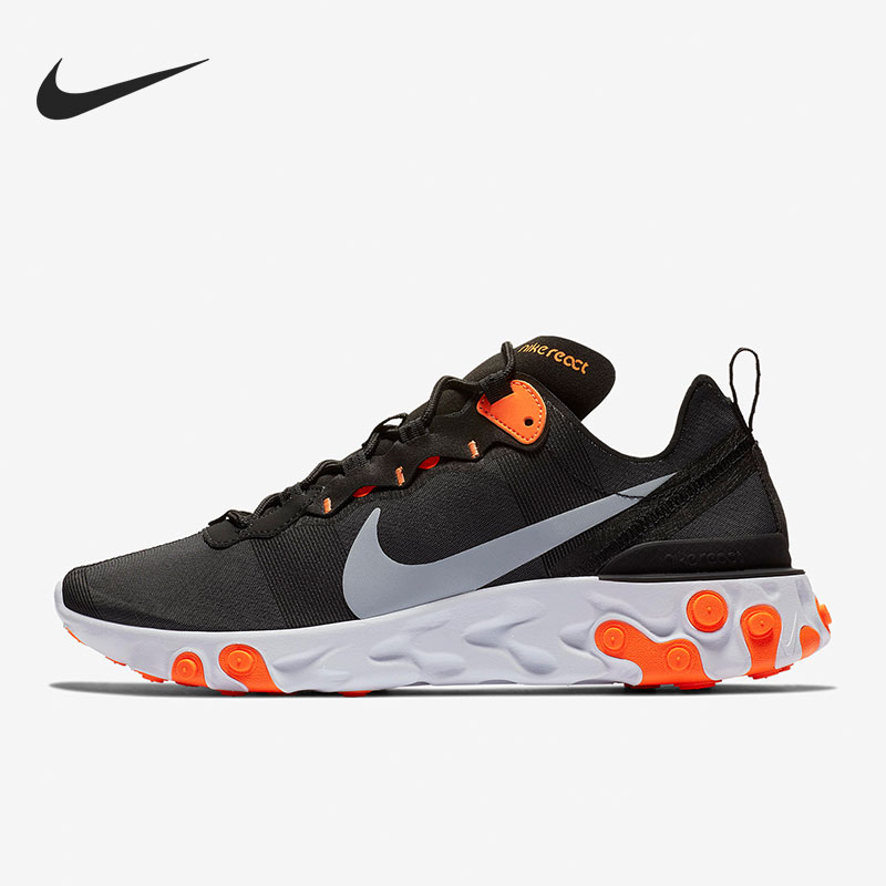 Nike/耐克正品React Element 55男子低帮跑步鞋BQ6166-006