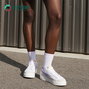 耐克正品 DJ0292 Blazer Platform女士耐磨休闲板鞋 114 Low Nike