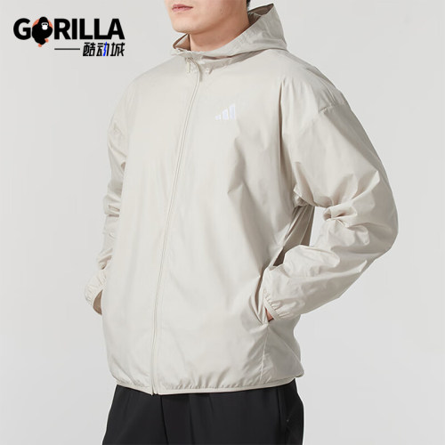 Adidas/阿迪达斯正品2025新款男士经典梭织连帽夹克外套IM7849