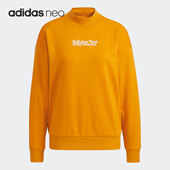 卫衣H16302 Neo女子运动跑步圆领套头长袖 Adidas 阿迪达斯正品