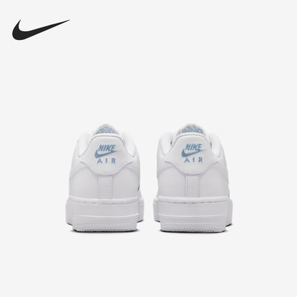 Nike/耐克官方正品Air Force 1 GS女子大童简约板鞋IH4475-100