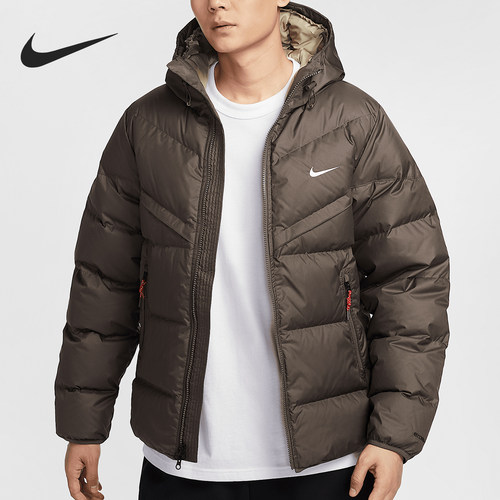 Nike/耐克正品Storm-FIT男士防风拒水连帽羽绒夹克HV8203-004