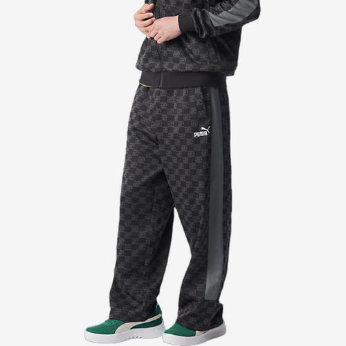 Puma彪马正品CORE HERITAGE男款满印中腰宽松休闲裤680698-01