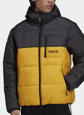 Adidas/阿迪达斯正品三叶草男子保暖双面穿棉服H13573
