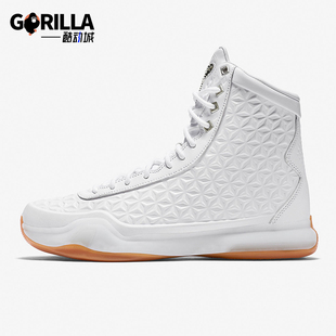 10男士 系帶防滑輕便實戰(zhàn)籃球鞋 耐克正品 822950 100 Kobe Nike
