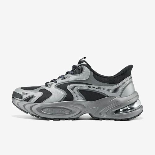 Skechers斯凯奇正品UNO RYZE男款绑带潮流老爹鞋183207-BKGY