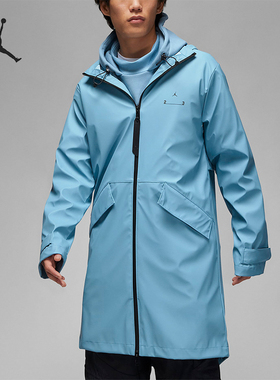 Nike/耐克正品JORDAN新款男蓝色防风纯色夹克外套DV7692-427