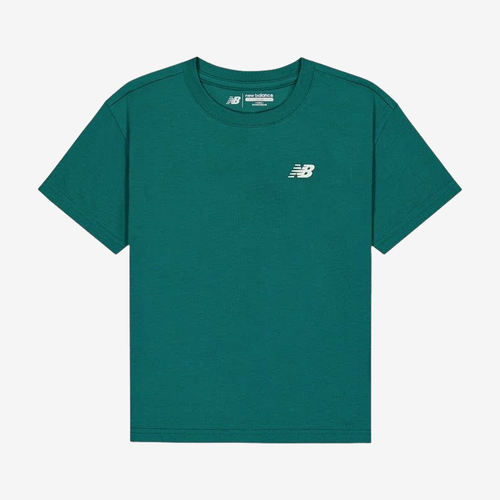 New Balance新百伦正品儿童印花字母圆领休闲运动T恤7EG6S023-GN