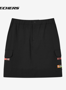 Skechers/斯凯奇正品夏季新款女子休闲运动半身裙 L221W123