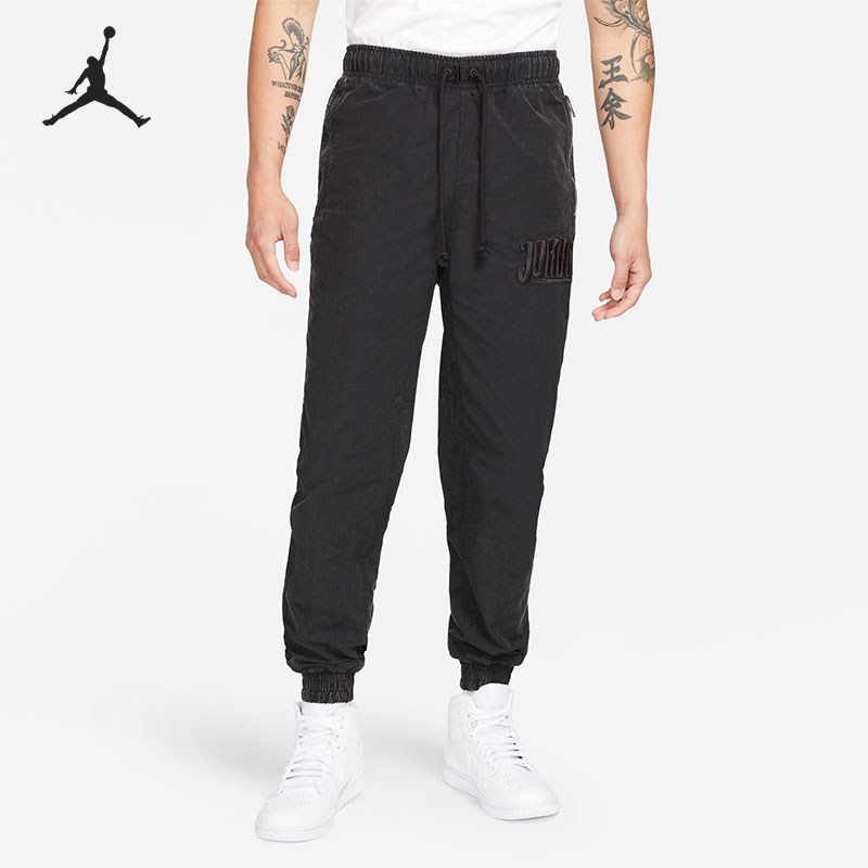 Nike/耐克正品JORDAN男士休闲束腿针织运动耐穿长裤DA7242-010