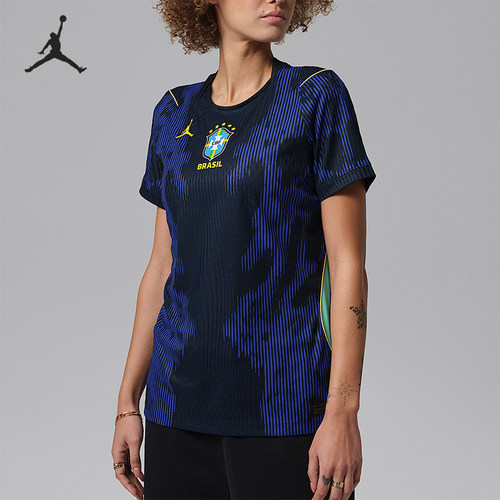 Nike/耐克正品Jordan Aero-FIT女士经典透气足球T恤IU1078-417
