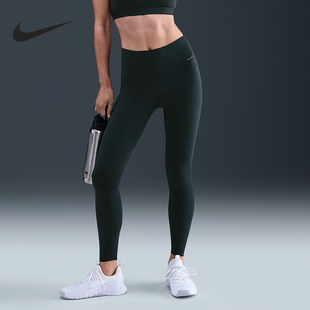 DQ6016 Zenvy女士柔软高腰紧身运动九分裤 391 耐克官方正品 Nike