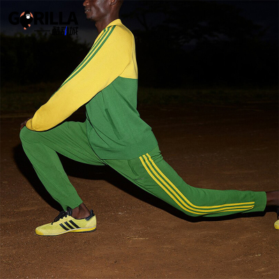 Adidas/阿迪达斯正品三叶草男士束脚时尚透气针织长裤IW1176