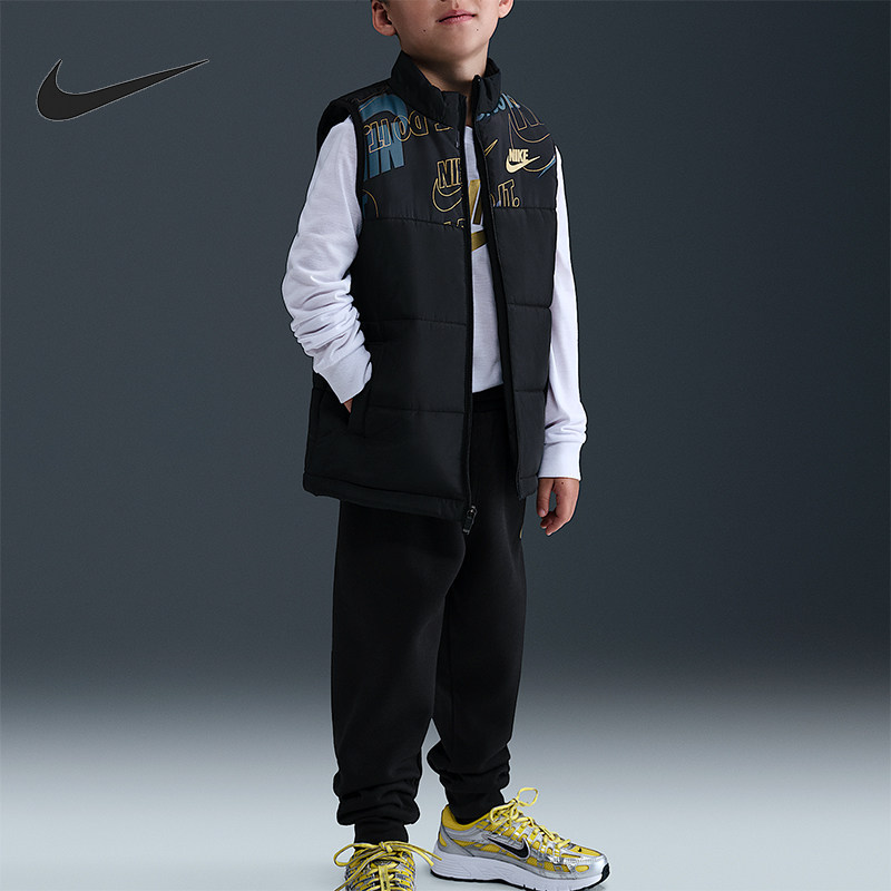 Nike/耐克正品Sportswear新款儿童黑白色经典三件套IQ2806-010