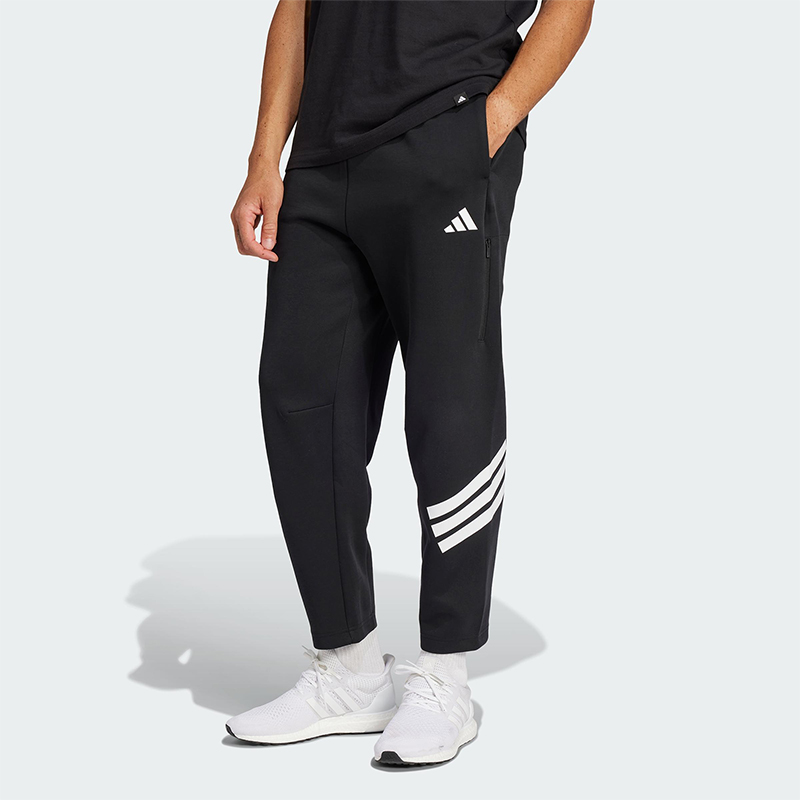 Adidas/阿迪达斯正品新款男士针织时尚经典宽松长裤JD4889