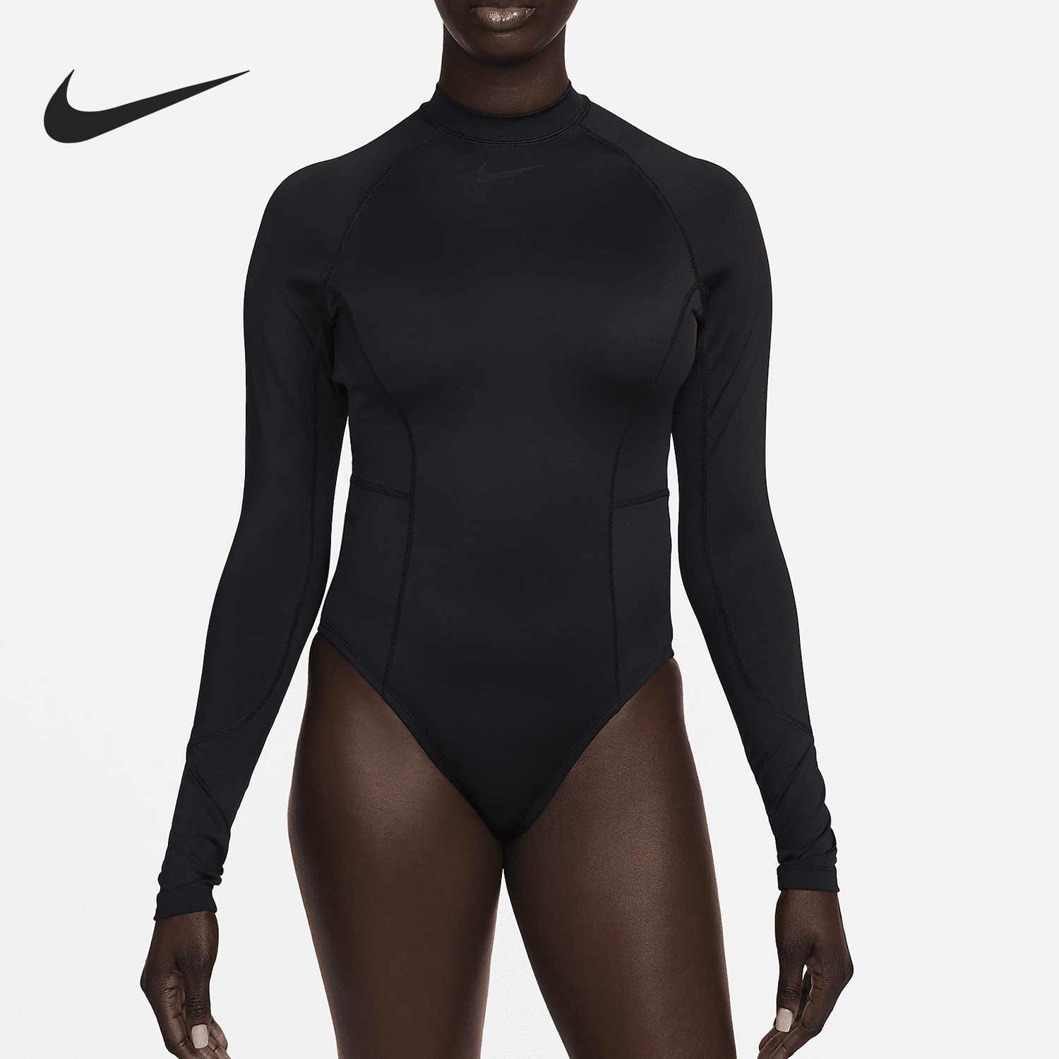 Nike/耐克正品当季新款女士简约长袖连体泳衣FZ6242-010,运动服/休闲服装,运动套装,淘宝优惠券,粉丝福利购,淘宝优惠卷