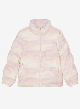 Skechers/斯凯奇正品冬季款女童日常休闲梭织短款羽绒服P424G001